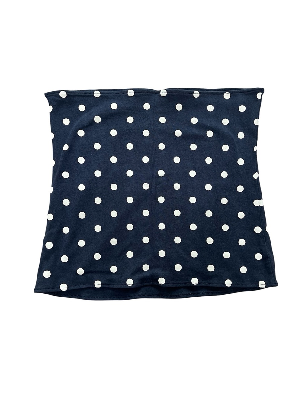 Hollister Polka Dot Tube Top Size Large Navy Strapless NWT Coquette Y2